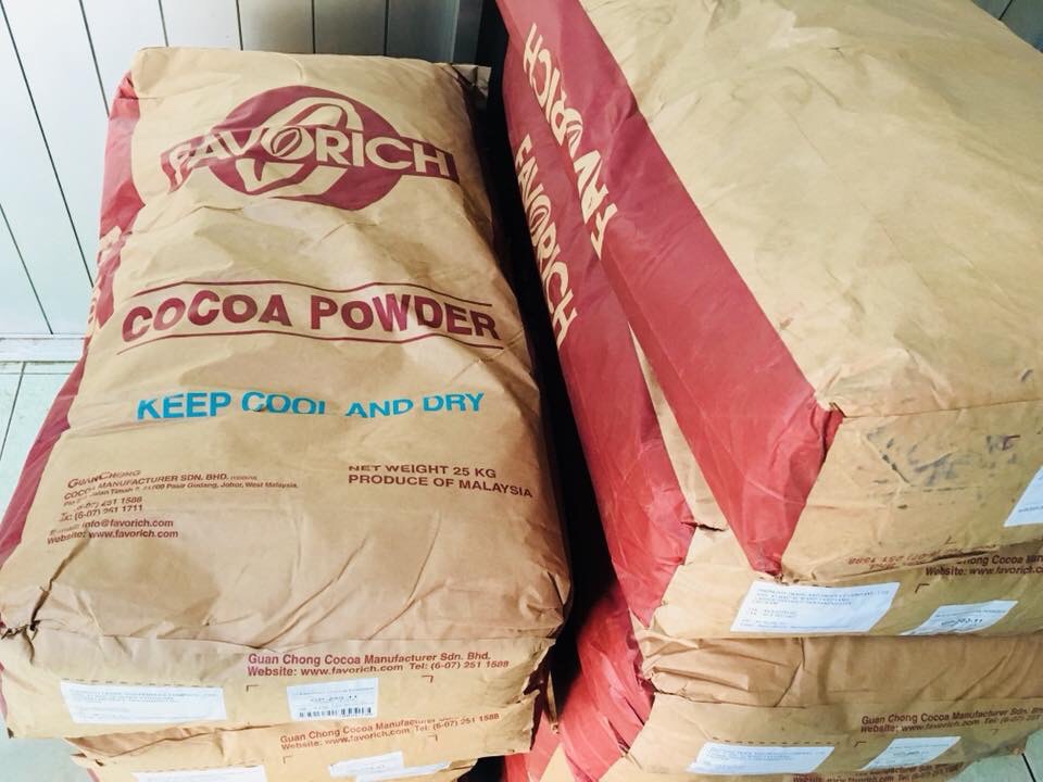 Cung cấp bột cacao nguyên chất Malaysia, Indonesia nhập khẩu theo bao 25kg sỉ số lượng lớn