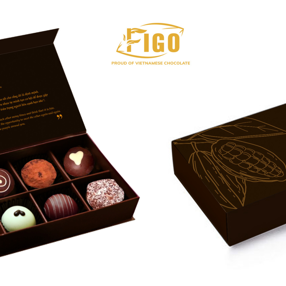 Chocolate Destiny tươi 8 viên FIGO, quà tặng sinh nhật, tình yêu