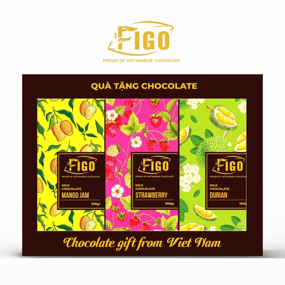Set quà tặng CHOCOLATE FIGO 300gram